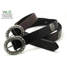 New Style Lady&#39;s Lady Rivet Ceinture PU Ky6291